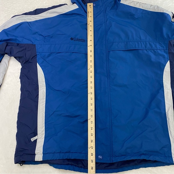 Vtg Columbia Men's Waterproof Outdoor Jacket Hooded Fleece Lined XXL Waterproof - Picture 10 of 10